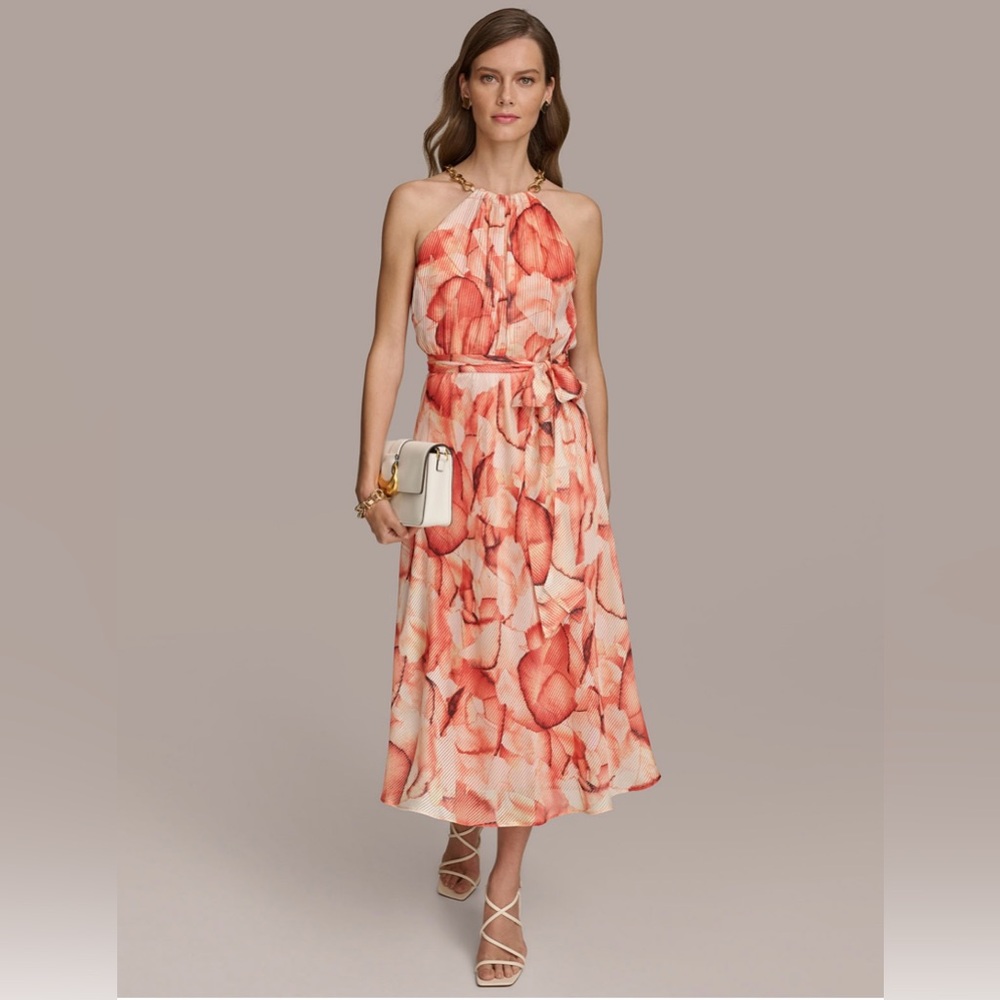 Donna Karan Chain Halter Dress Size 4 - worn once
